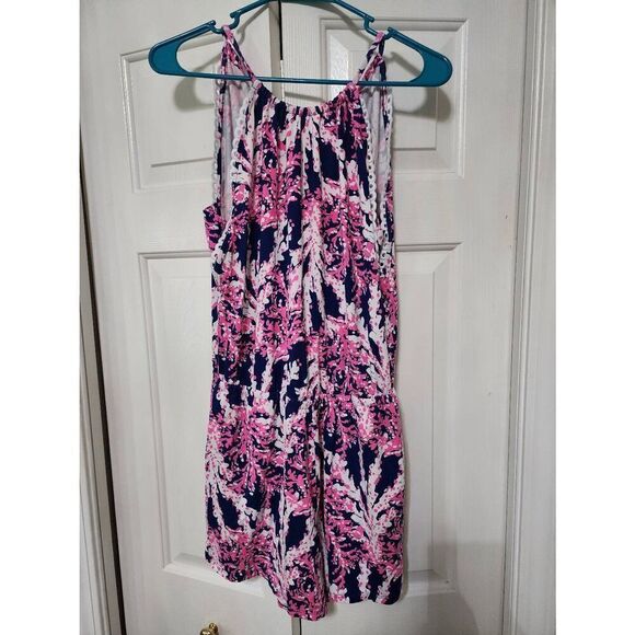 Women's Lilly Pulitzer Beyond The Reef Romper Size Small - Picture 1 of 8